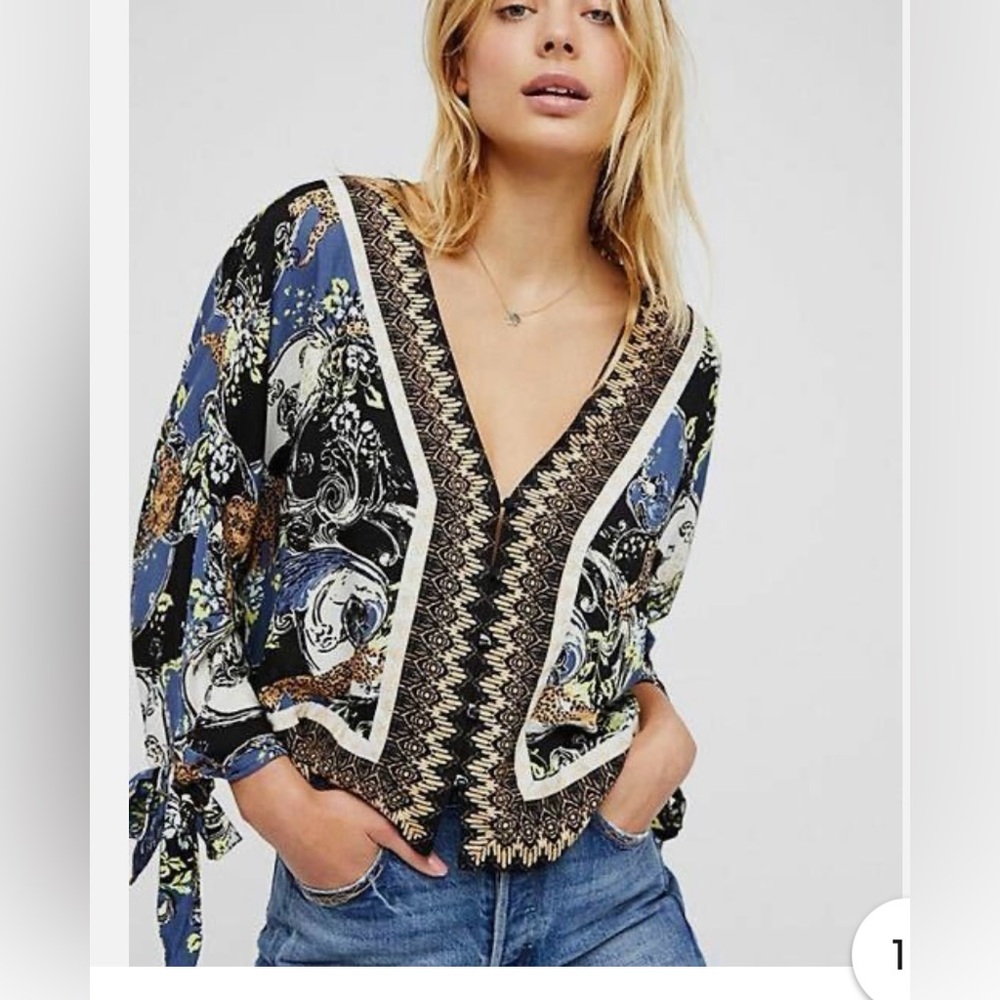 Free people catch me if you can boho too size small
